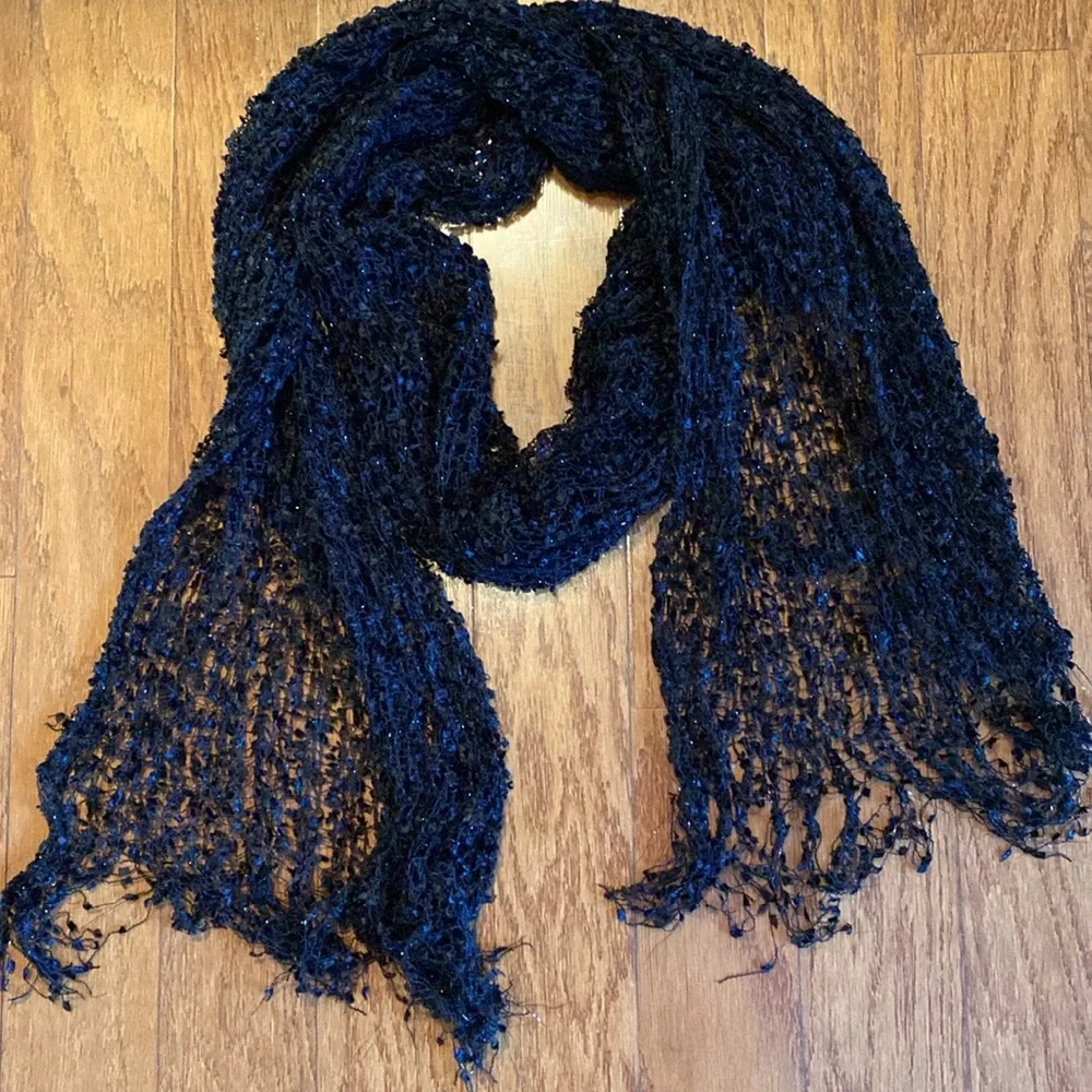 Sheer Black Scarf 🧣